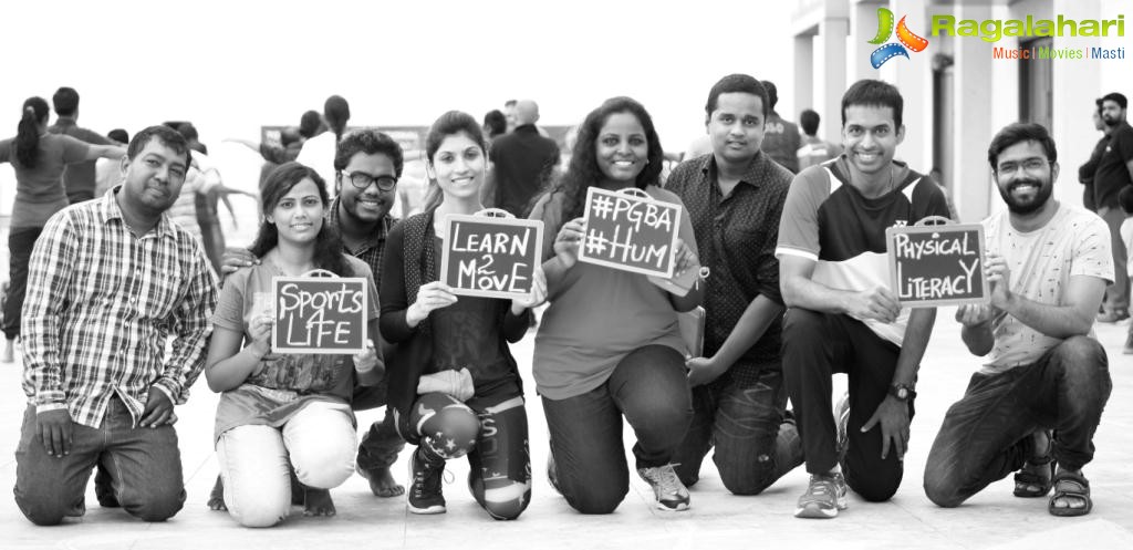 Pullela Gopichand Press Meet on Physical Literacy Days Initiative at Pullela Gopichand Badminton Academy, Gachibowli