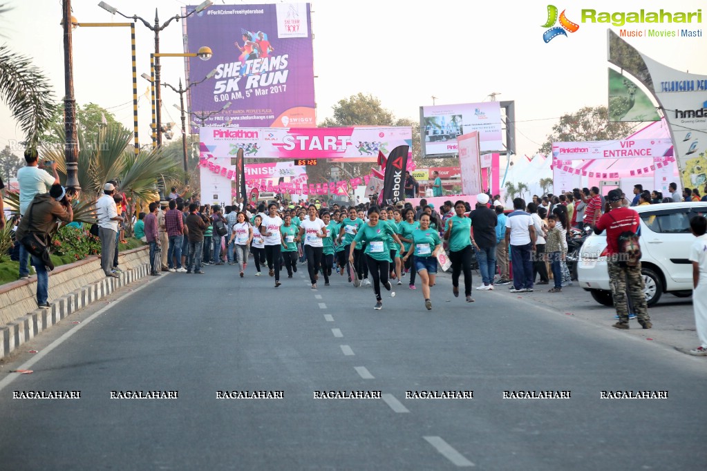 Hyderabad Pinkathon at People's Plaza, Hyderabad