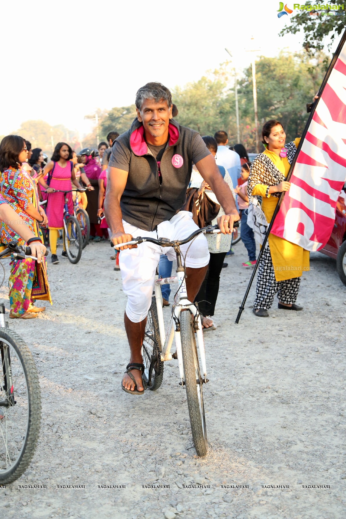 Pinkathon - A Cycle Rally with Milind at Hyderabad Bicycling Club, Hyderabad