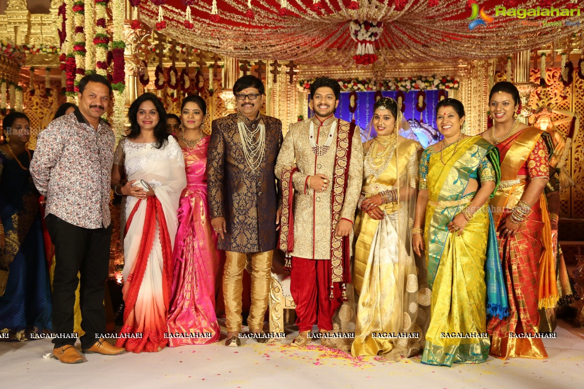 Rajeev and Prathyusha Wedding Reception at JRC Convention, Hyderabad