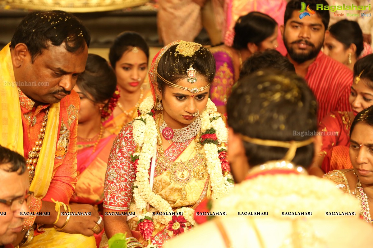 Grand Wedding Ceremony of Sai Rajesh with Divya at Shree Convention, Kompally, Hyderabad