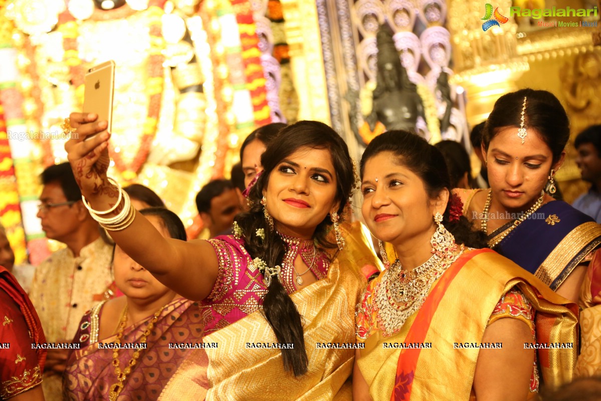 Grand Wedding Ceremony of Sai Rajesh with Divya at Shree Convention, Kompally, Hyderabad