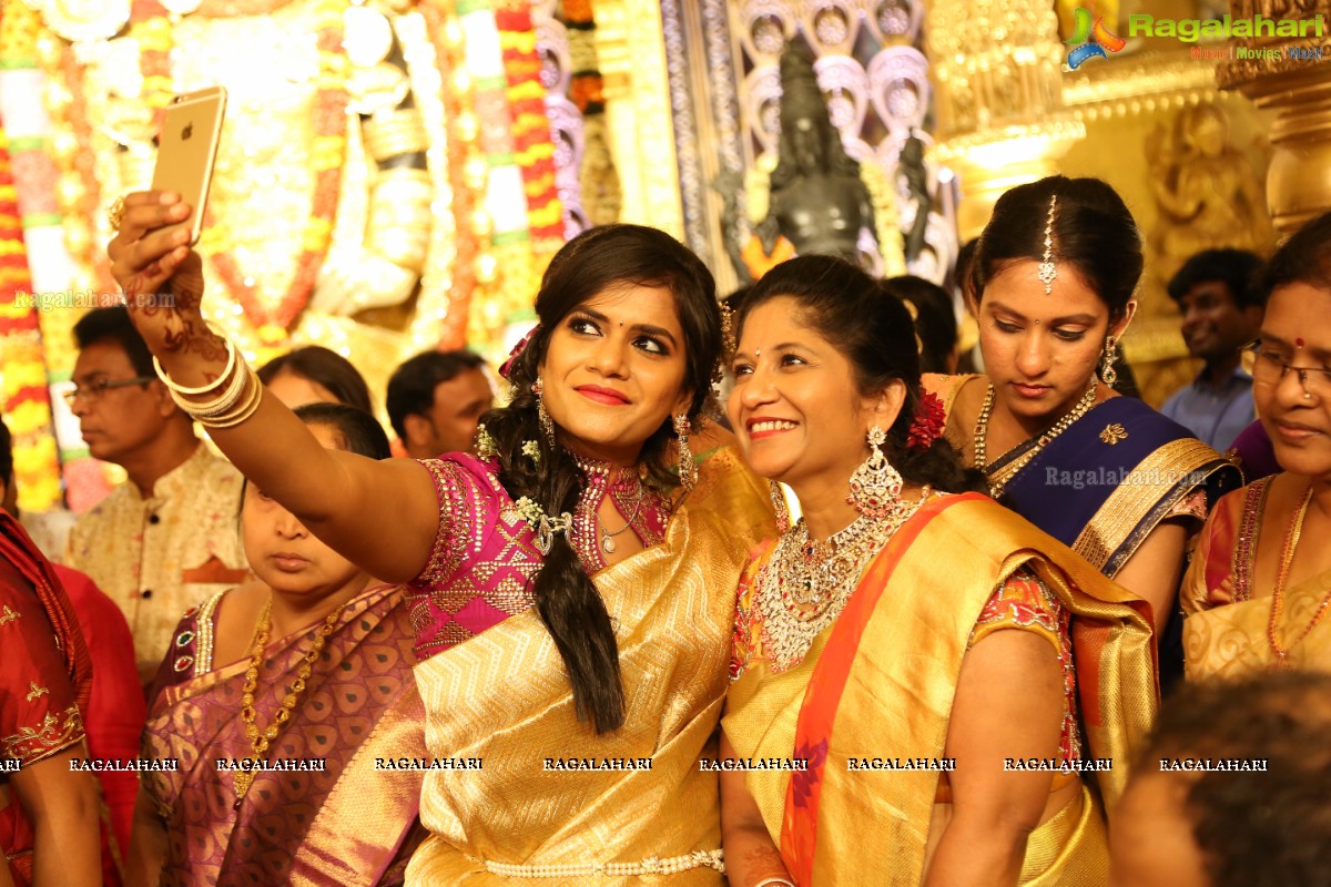 Grand Wedding Ceremony of Sai Rajesh with Divya at Shree Convention, Kompally, Hyderabad