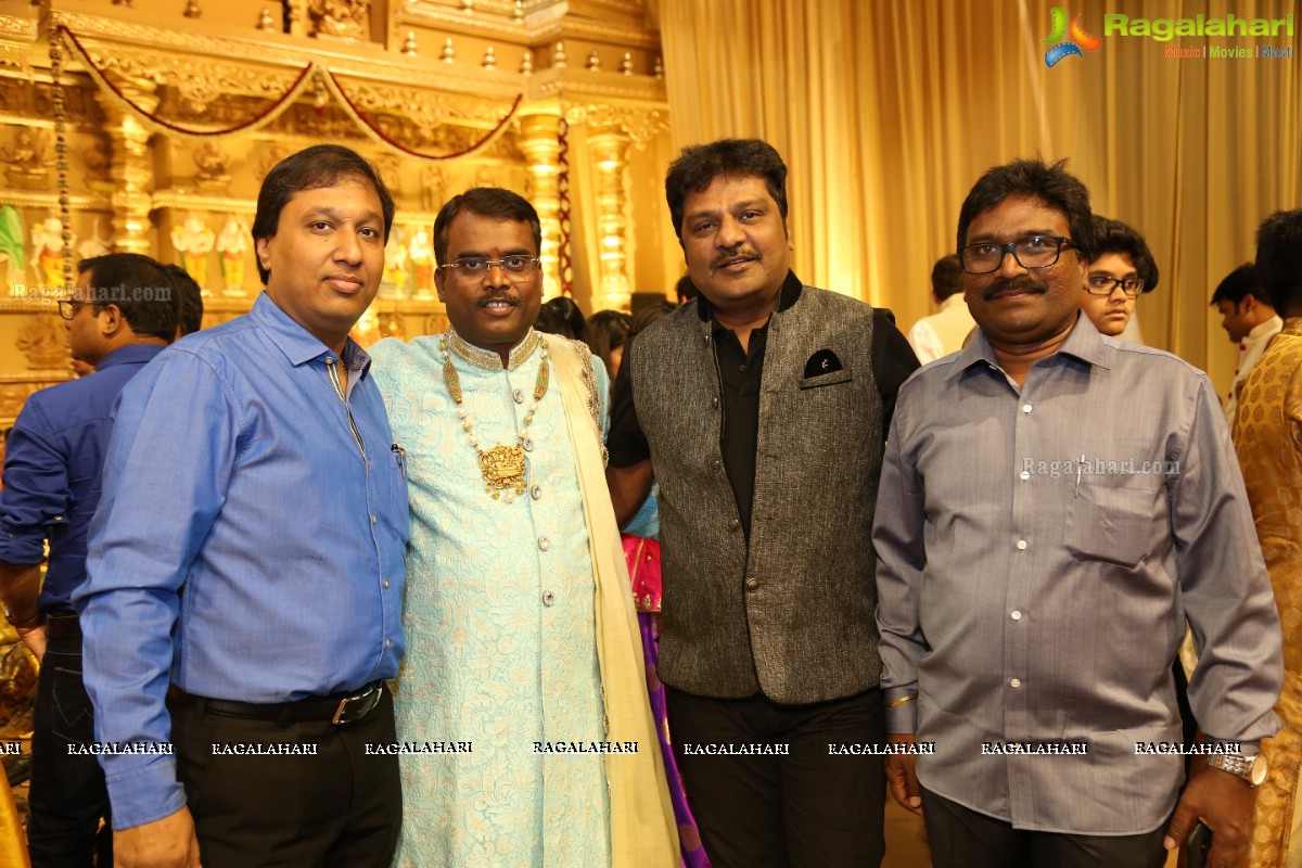 Grand Wedding Ceremony of Sai Rajesh with Divya at Shree Convention, Kompally, Hyderabad