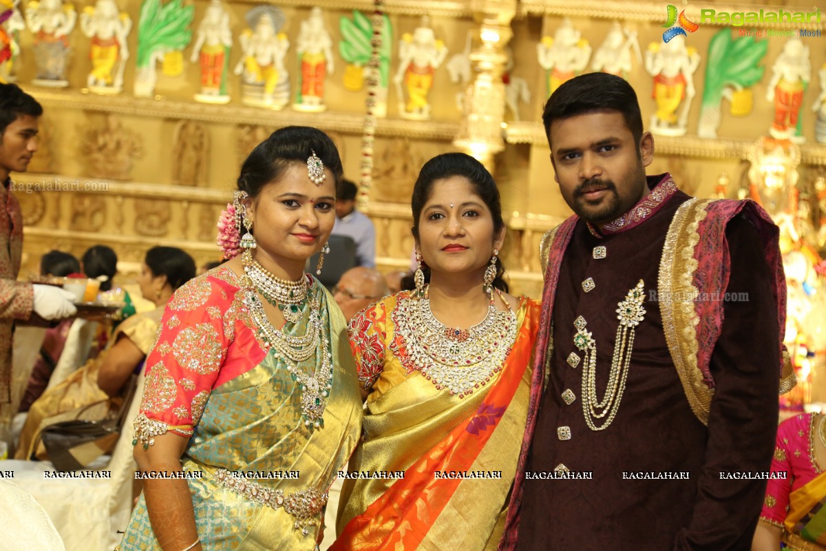 Grand Wedding Ceremony of Sai Rajesh with Divya at Shree Convention, Kompally, Hyderabad