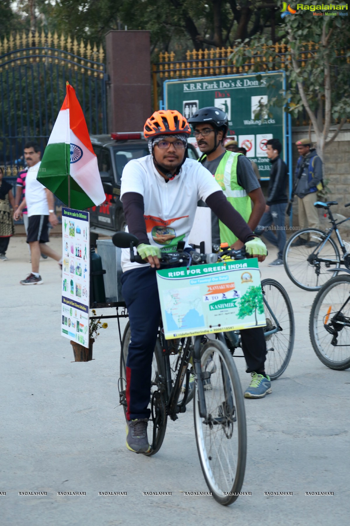 Ride For Green India - A Cycling Expedition From Kashmir To Kanyakumari by B. Ravi Kiran