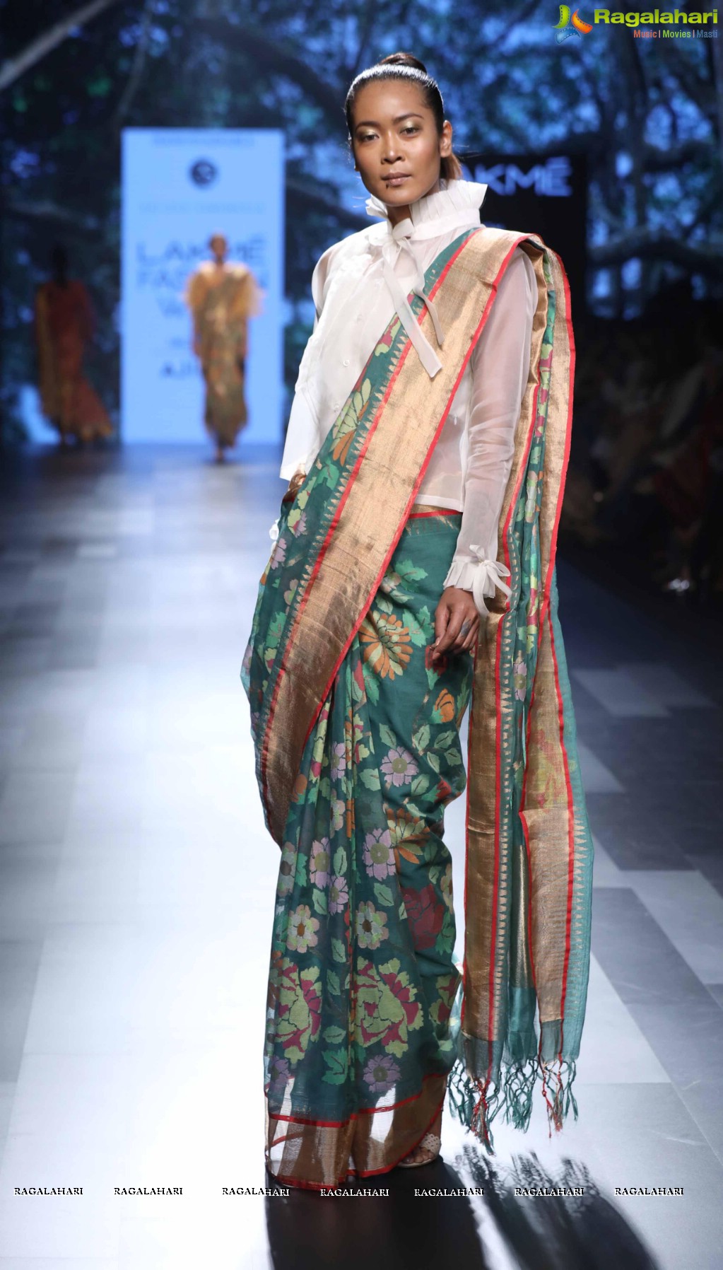 Regina Cassandra walked for Sailesh Singhania at Lakme Fashion Week Summer Resort 2017, Mumbai