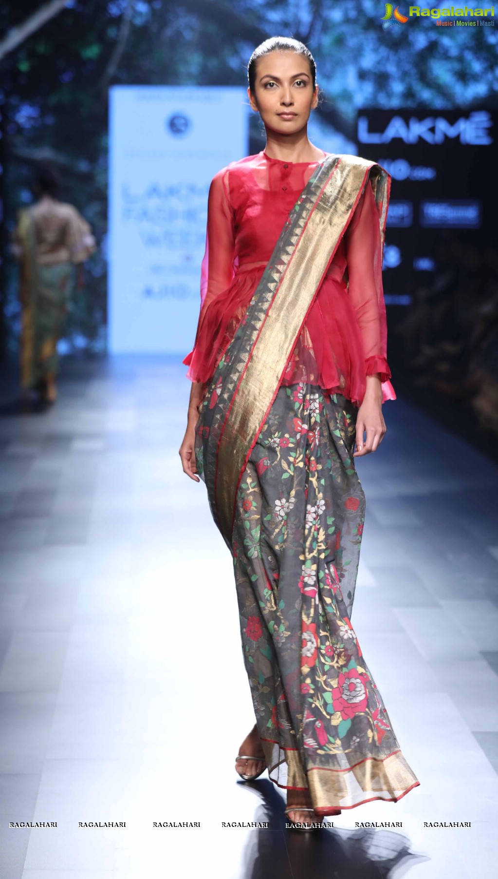 Regina Cassandra walked for Sailesh Singhania at Lakme Fashion Week Summer Resort 2017, Mumbai