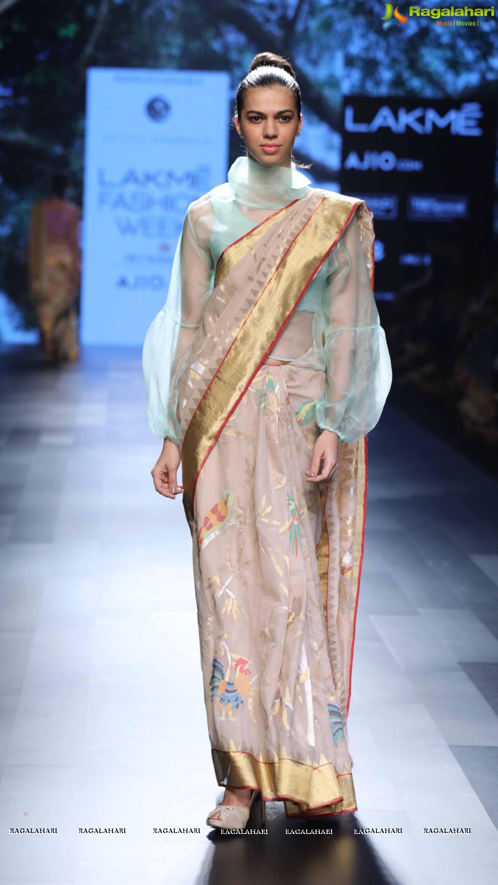 Regina Cassandra walked for Sailesh Singhania at Lakme Fashion Week Summer Resort 2017, Mumbai