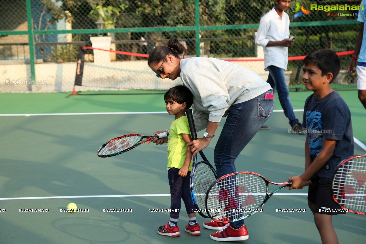 Launch of Grassroot Level Academy by Sania Mirza Tennis Academy (SMTA)