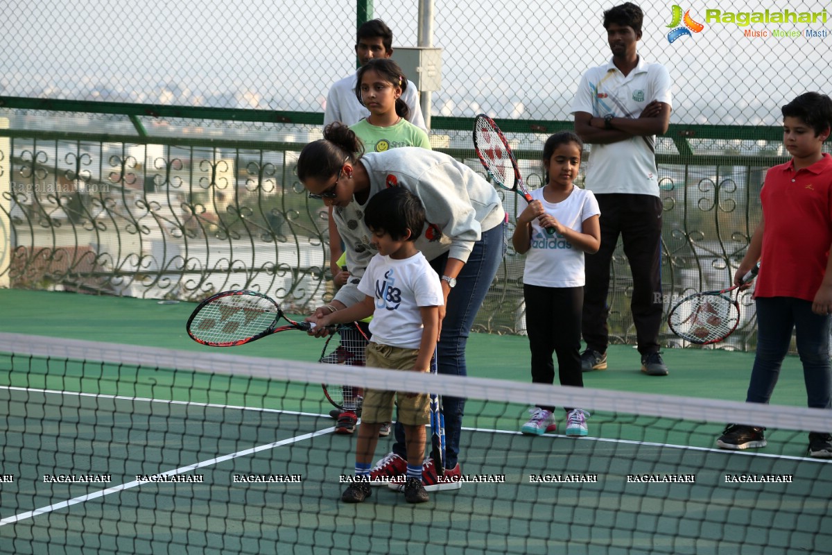 Launch of Grassroot Level Academy by Sania Mirza Tennis Academy (SMTA)