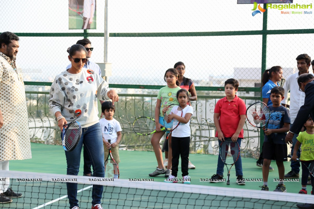 Launch of Grassroot Level Academy by Sania Mirza Tennis Academy (SMTA)