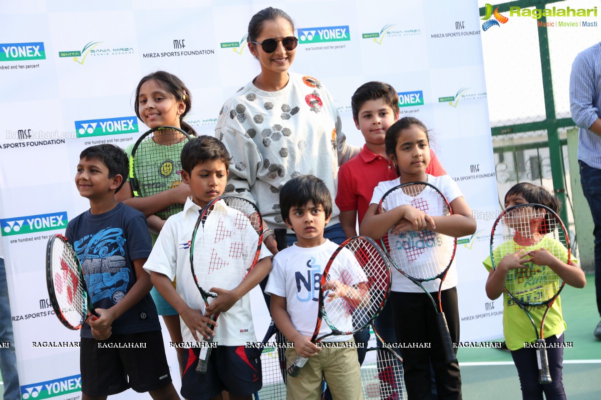 Launch of Grassroot Level Academy by Sania Mirza Tennis Academy (SMTA)