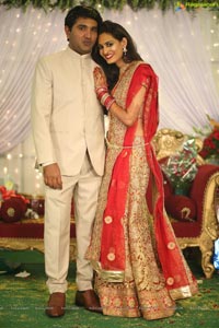 Swetha Jadhav Wedding Reception