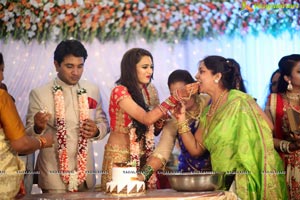 Swetha Jadhav Wedding Reception