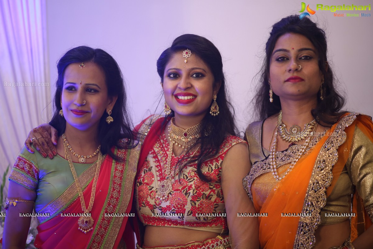 Swetha Jadhav Wedding Reception at EF Gardens Function Hall, Basheerbagh, Hyderabad