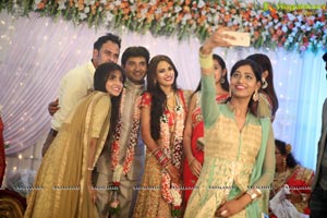 Swetha Jadhav Wedding Reception