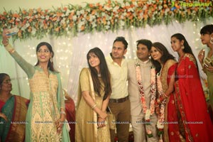 Swetha Jadhav Wedding Reception