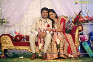 Swetha Jadhav Wedding Reception