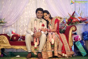 Swetha Jadhav Wedding Reception