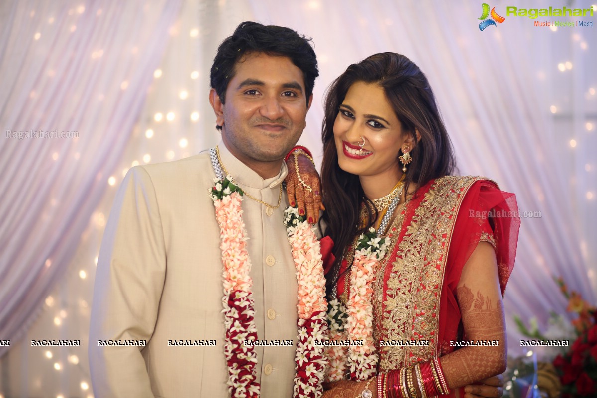 Swetha Jadhav Wedding Reception at EF Gardens Function Hall, Basheerbagh, Hyderabad