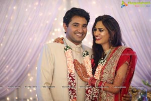 Swetha Jadhav Wedding Reception