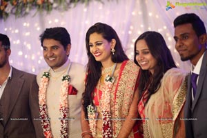 Swetha Jadhav Wedding Reception