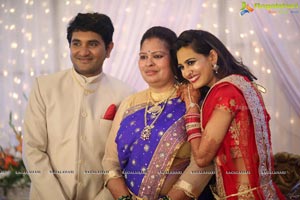 Swetha Jadhav Wedding Reception