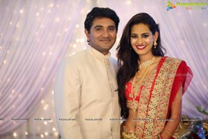 Swetha Jadhav Wedding Reception