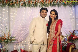 Swetha Jadhav Wedding Reception