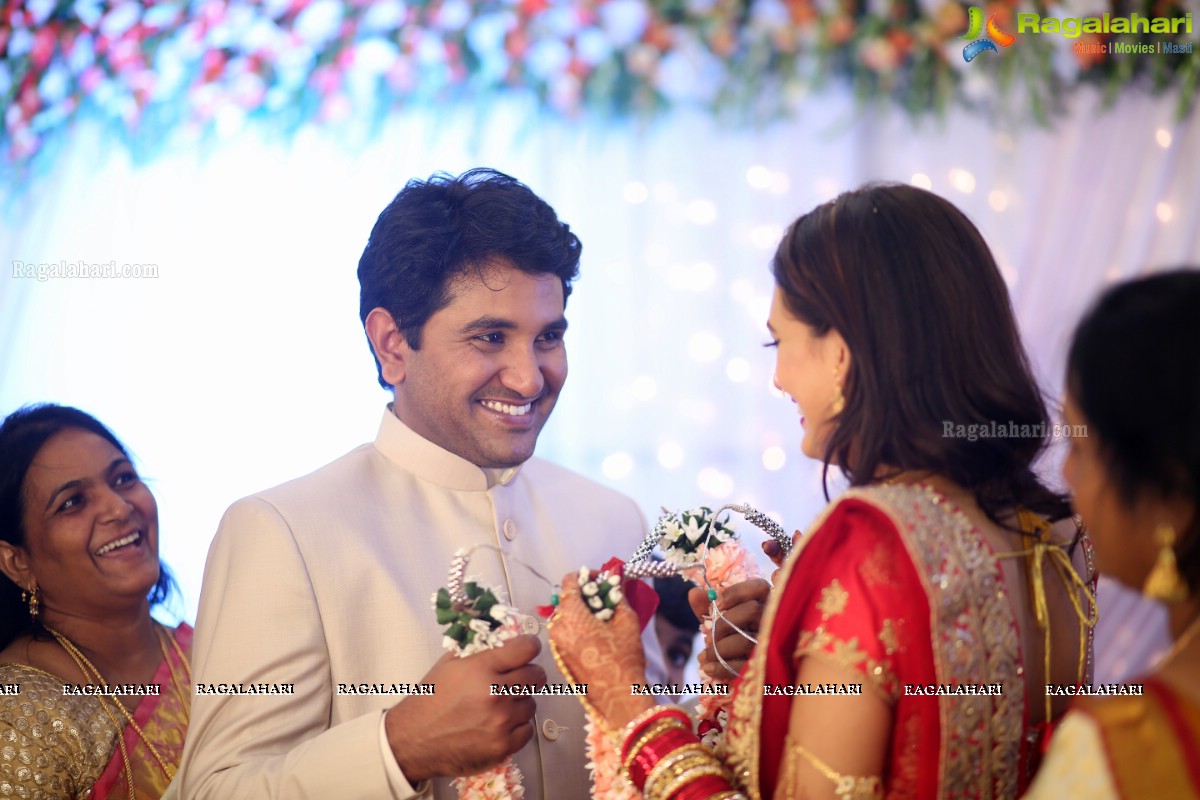 Swetha Jadhav Wedding Reception at EF Gardens Function Hall, Basheerbagh, Hyderabad