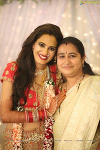 Swetha Jadhav Wedding Reception