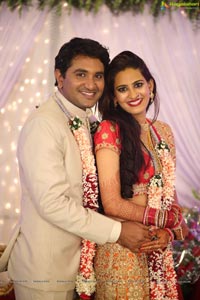 Swetha Jadhav Wedding Reception