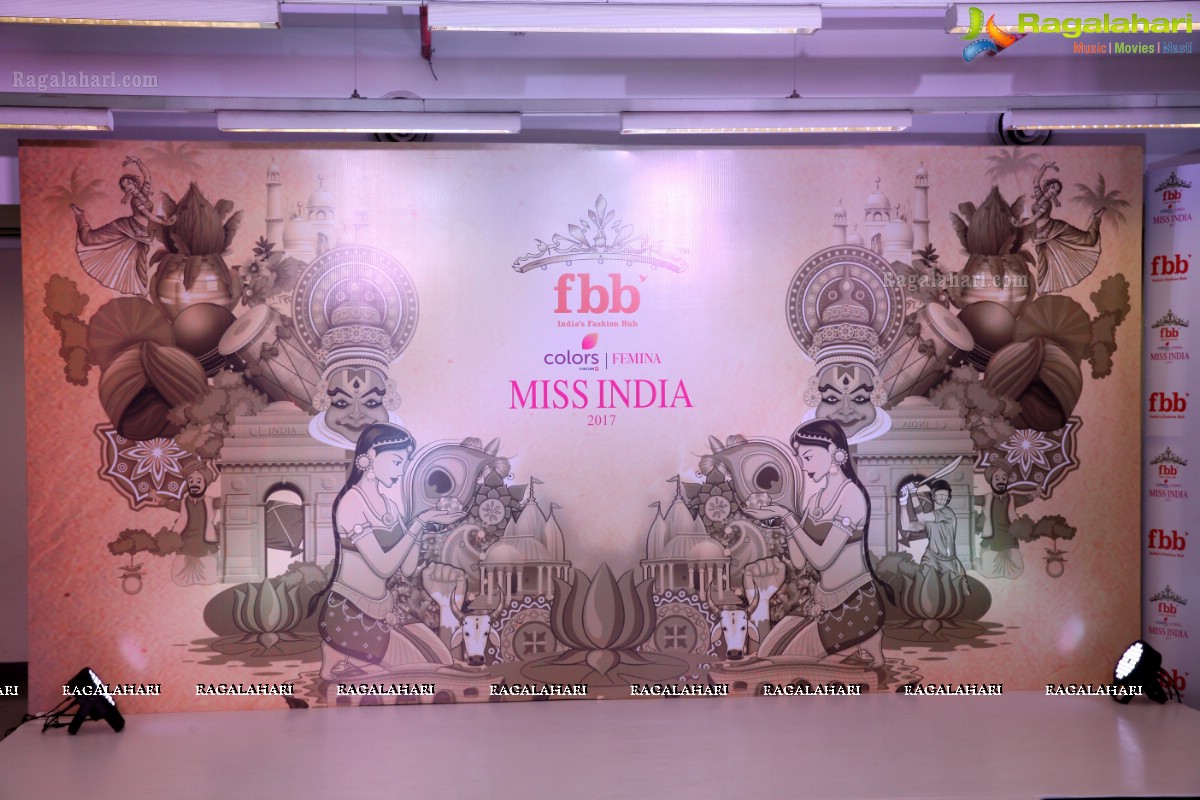 Telangana Auditions of Miss India 2017 at Big Bazaar, Ameerpet, Hyderabad