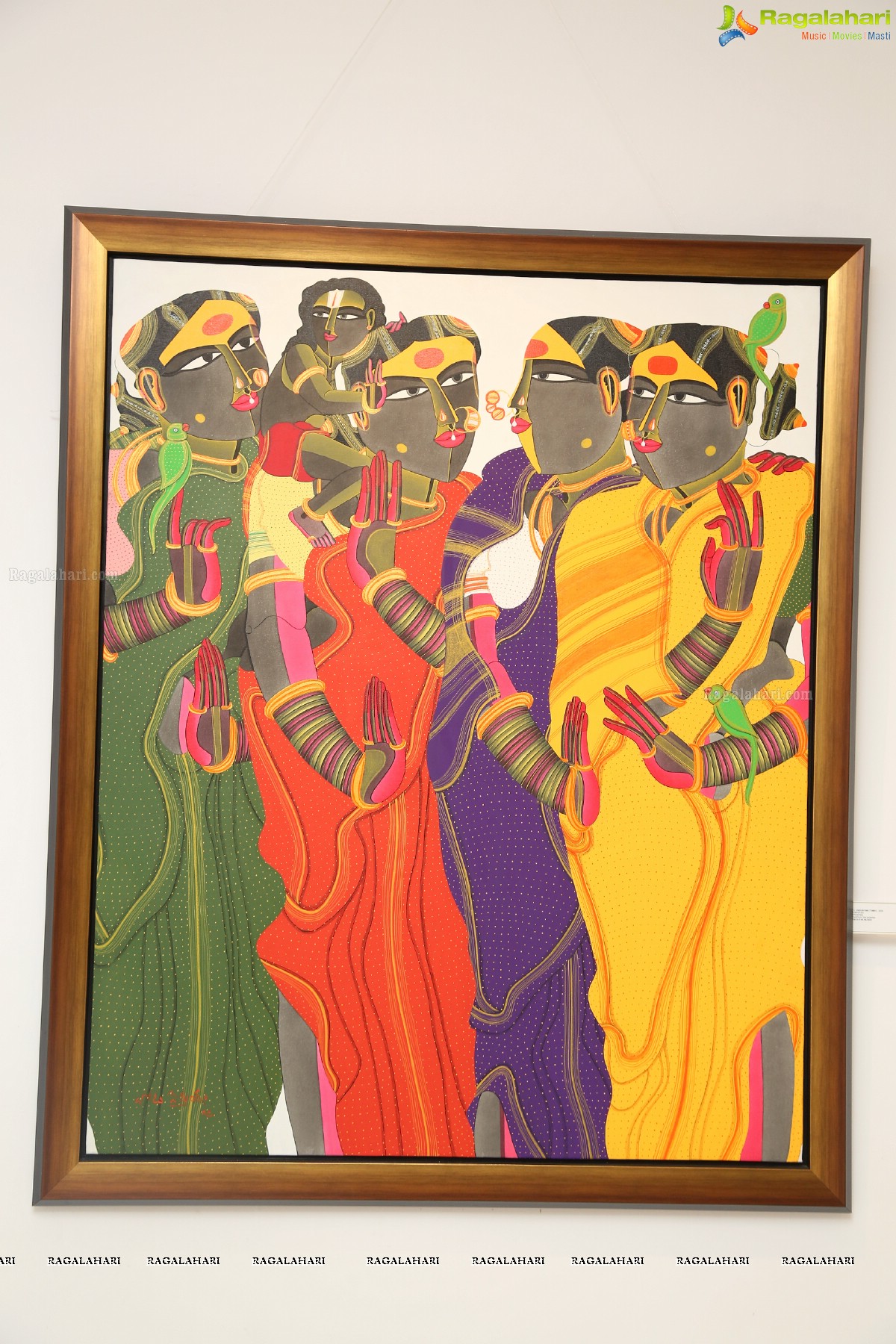 Exhibition of Works by Thota Vaikuntam at Chitramayee State Gallery of Art, Hyderabad