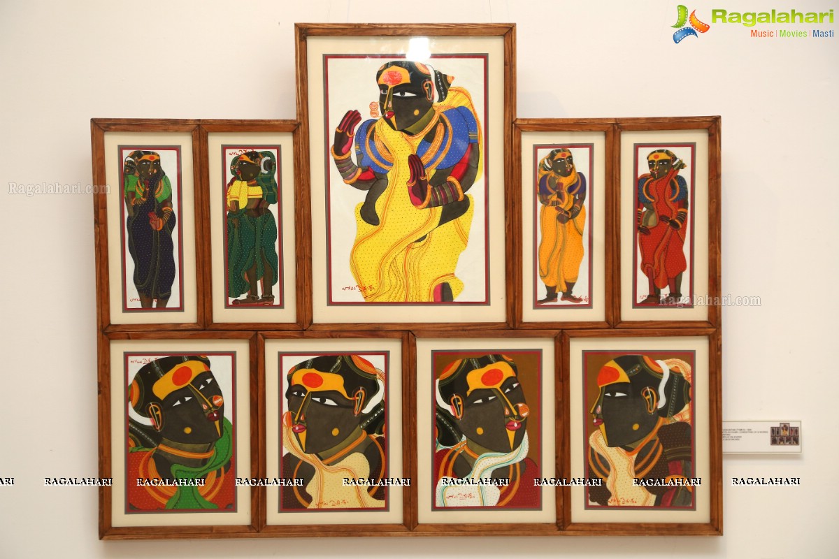 Exhibition of Works by Thota Vaikuntam at Chitramayee State Gallery of Art, Hyderabad