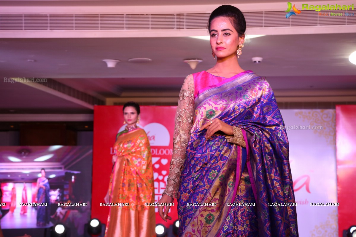 Trisha Love for Handloom Fashion Show at Taj Krishna, Hyderabad