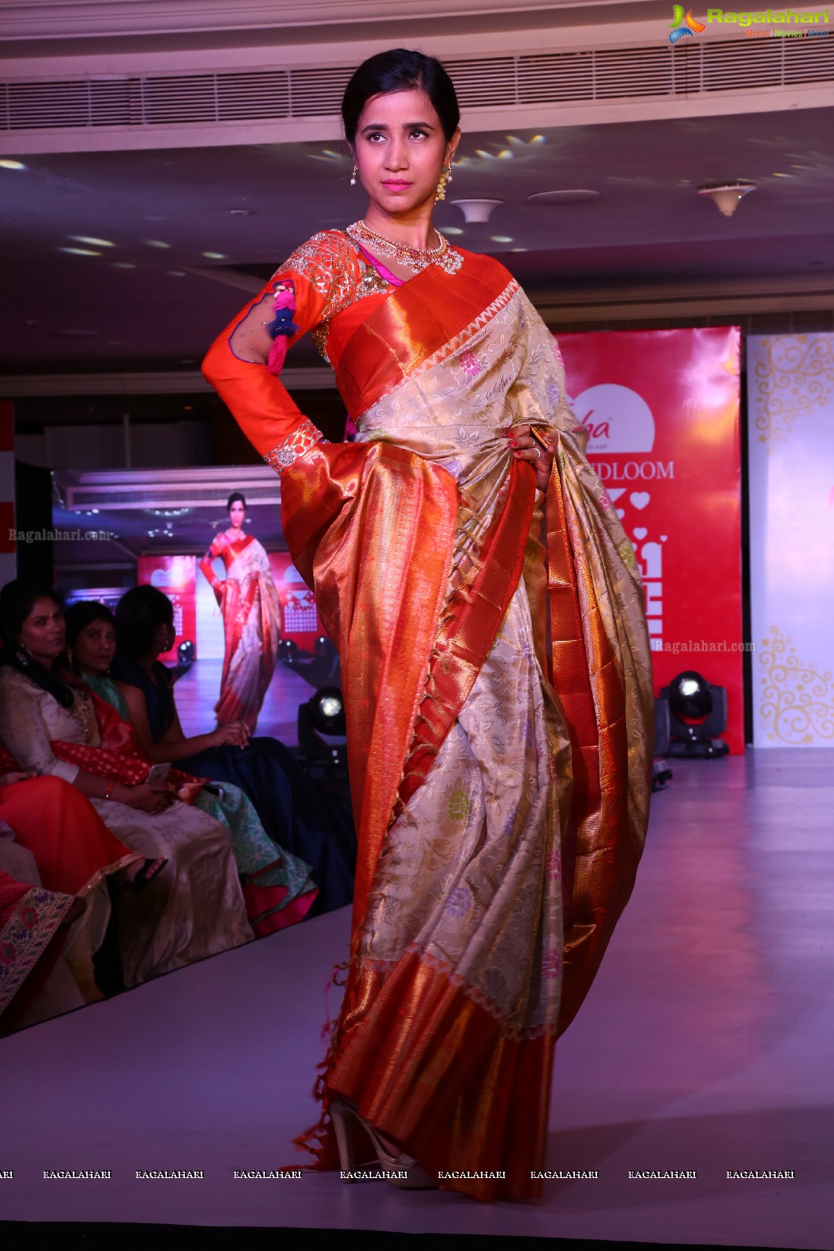 Trisha Love for Handloom Fashion Show at Taj Krishna, Hyderabad