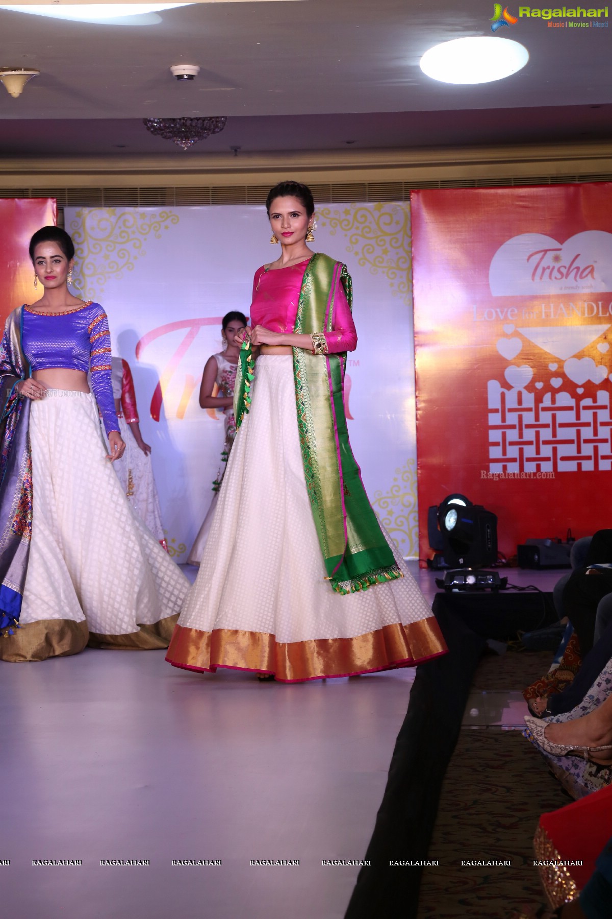 Trisha Love for Handloom Fashion Show at Taj Krishna, Hyderabad