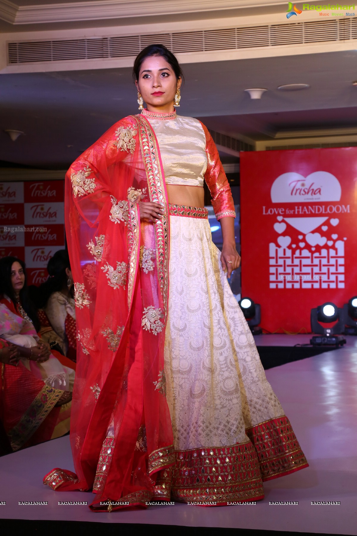 Trisha Love for Handloom Fashion Show at Taj Krishna, Hyderabad