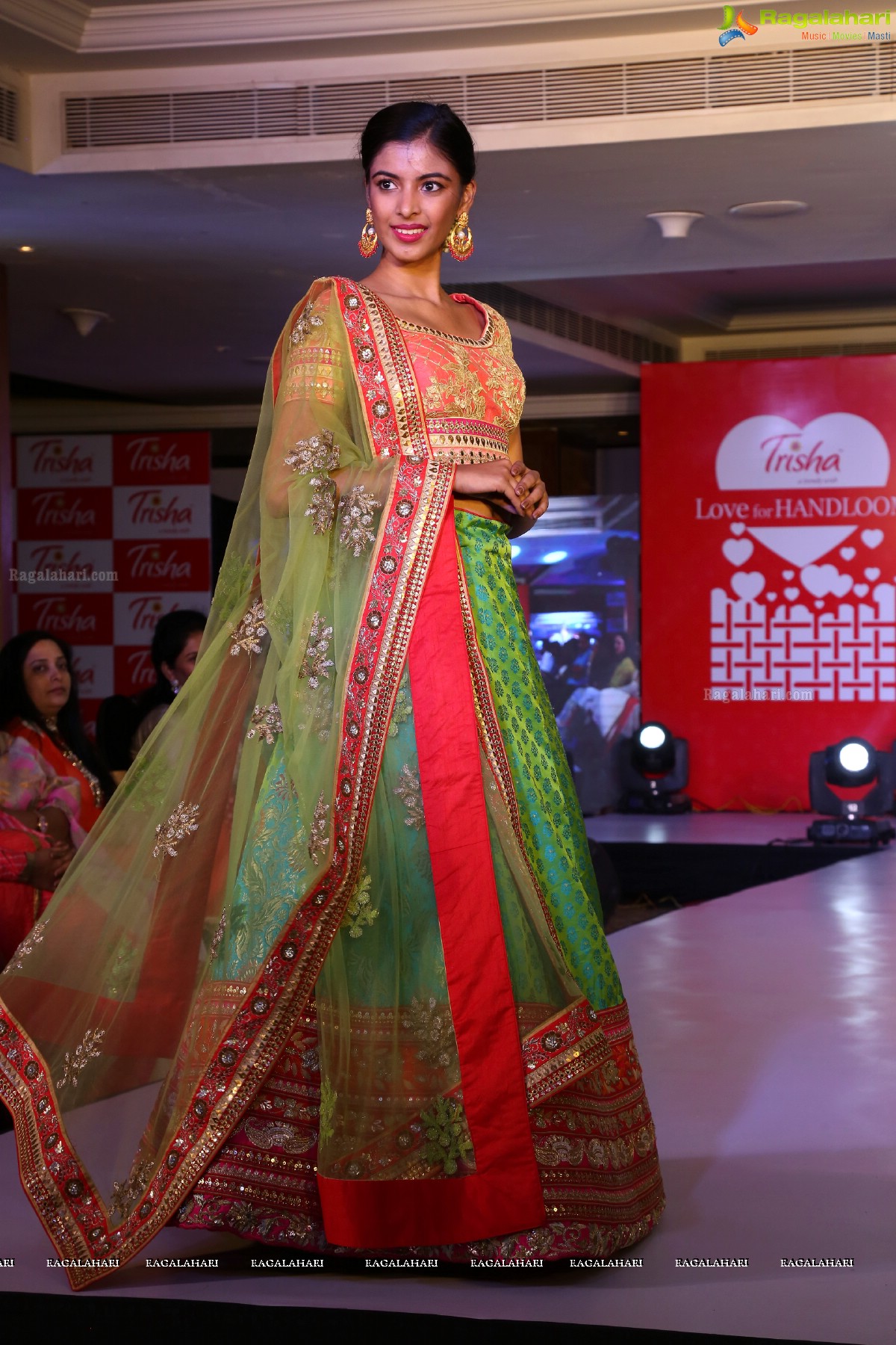 Trisha Love for Handloom Fashion Show at Taj Krishna, Hyderabad