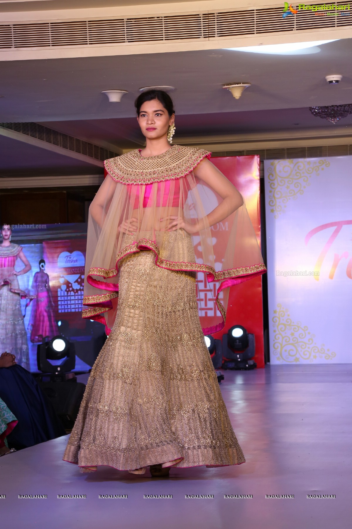Trisha Love for Handloom Fashion Show at Taj Krishna, Hyderabad
