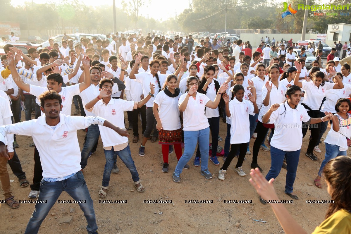 Vijayeebhava Walkathon at Sanjeevaiah Park, Hyderabad