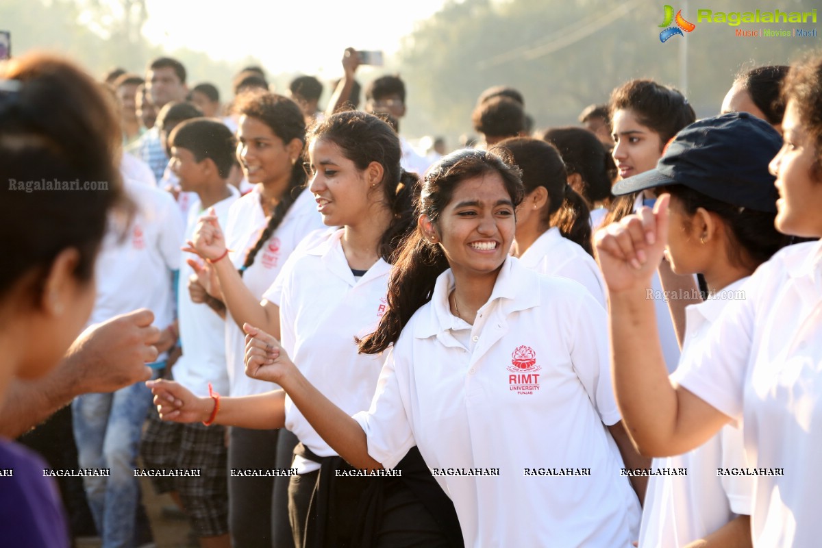 Vijayeebhava Walkathon at Sanjeevaiah Park, Hyderabad