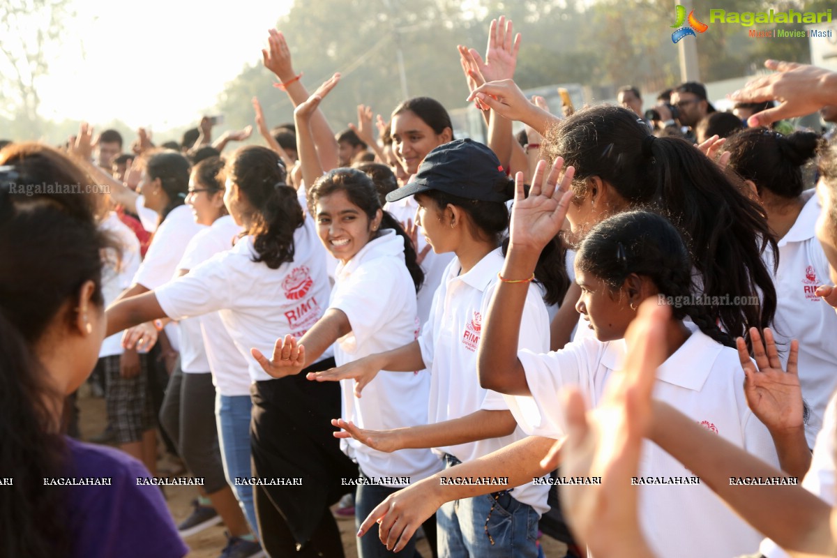 Vijayeebhava Walkathon at Sanjeevaiah Park, Hyderabad