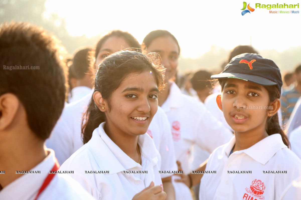 Vijayeebhava Walkathon at Sanjeevaiah Park, Hyderabad