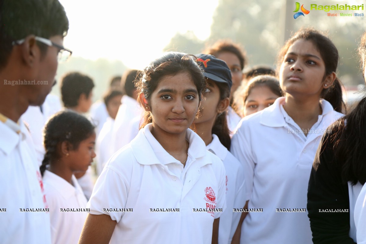 Vijayeebhava Walkathon at Sanjeevaiah Park, Hyderabad