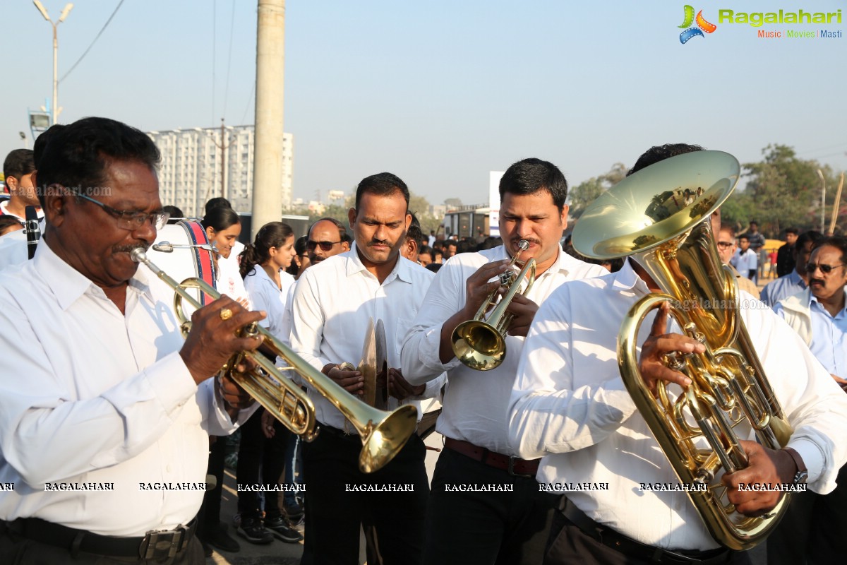 Vijayeebhava Walkathon at Sanjeevaiah Park, Hyderabad