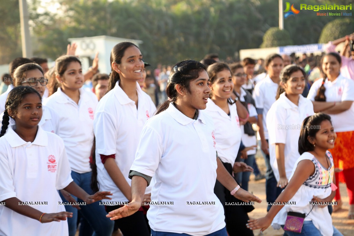 Vijayeebhava Walkathon at Sanjeevaiah Park, Hyderabad