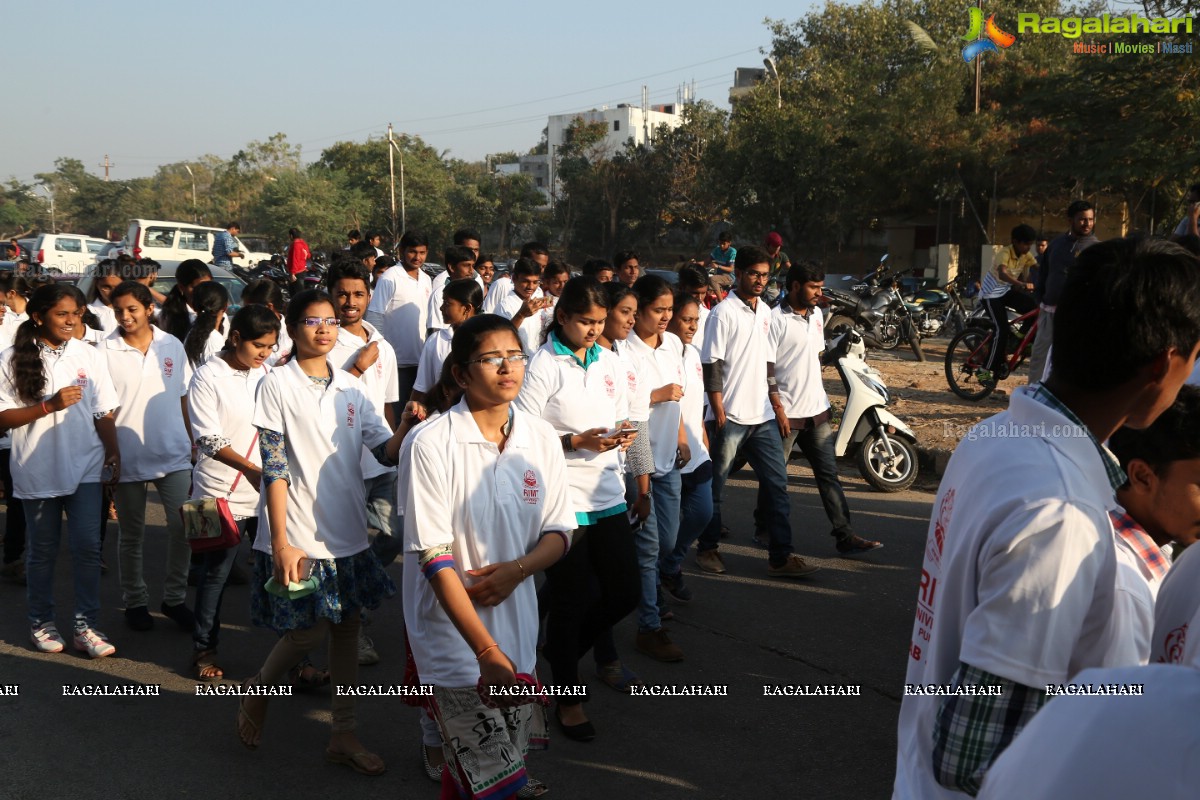 Vijayeebhava Walkathon at Sanjeevaiah Park, Hyderabad